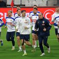 „Tricolorii”, la antrenamentul oficial // foto: GSP