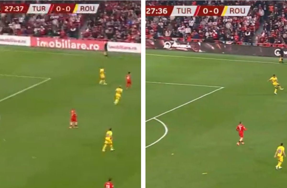 Același Turcia - România, lucruri diferite pe transmisiunea TV!