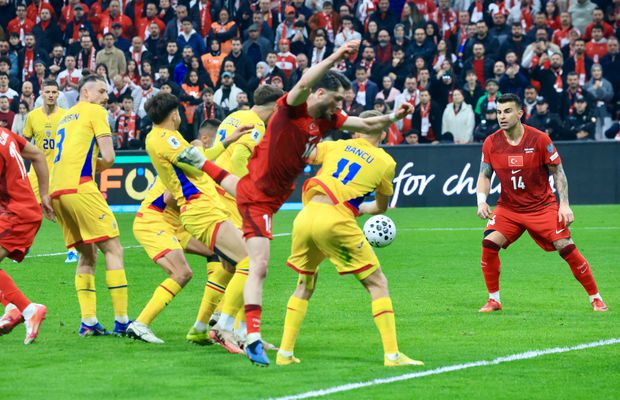 Turcia – România 1-0 » Cine a primit nota 4 în tabăra „tricoloră” + singurul om de „7”