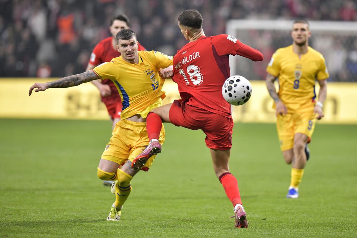 Turcia – România 1-0 » Cine a primit nota 4 în tabăra „tricoloră” + singurul om de „7”