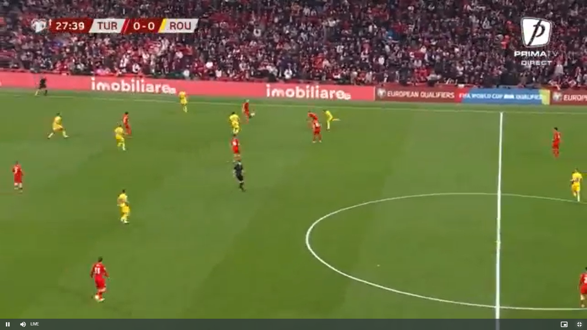 Același Turcia - România, lucruri diferite pe transmisiunea TV!