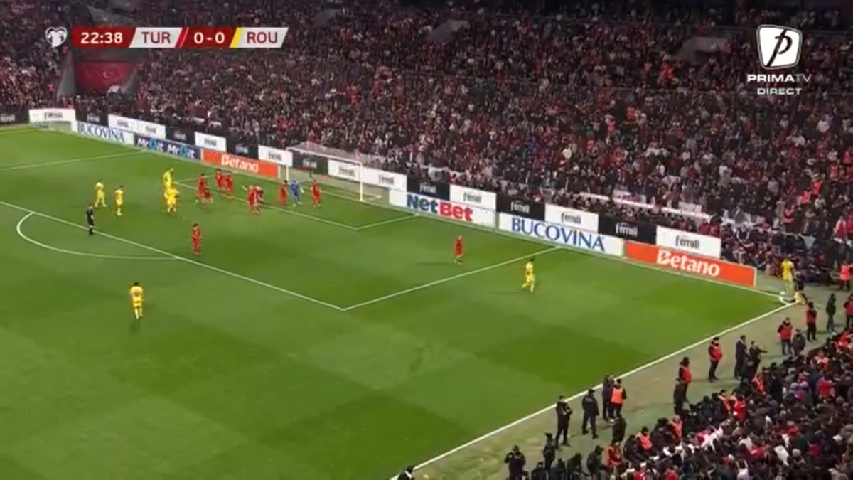 Același Turcia - România, lucruri diferite pe transmisiunea TV!