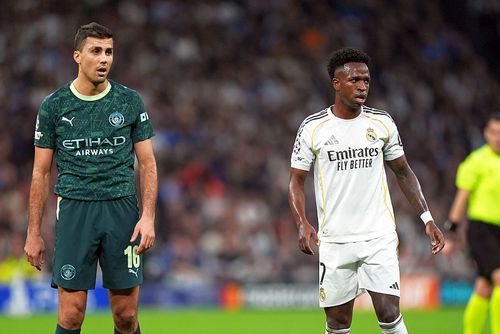 Rodri, în recentul duel cu Real Madrid pe „Bernabeu” // foto: Guliver/gettyimages