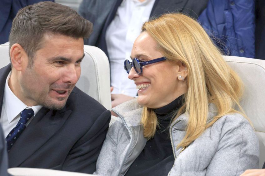 Adrian Mutu și Andreea Esca, la Turcia - România // FOTO: Ionuț Iordache (GSP.ro)