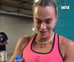 Aryna Sabalenka a gustat cel mai scump hot-dog din lume. Foto: X.com