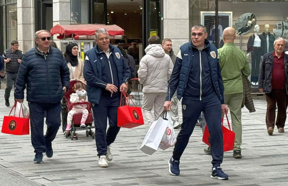 Patronul clubului din Superliga a ieșit la cumpărat de baclavale în treningul naționalei României