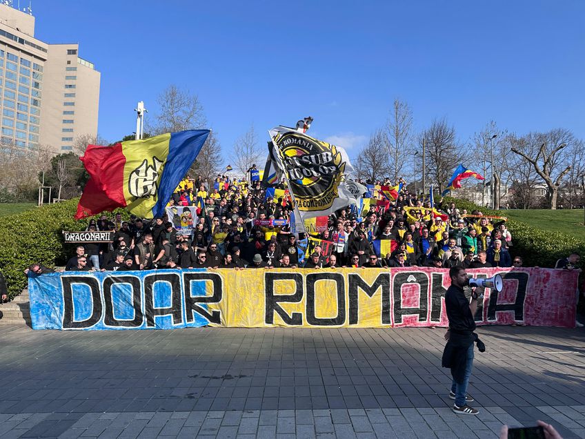 Suporterii români au făcut spectacol în Istanbul înainte de Turcia – România // FOTO: Ionuț Iordache (GSP)