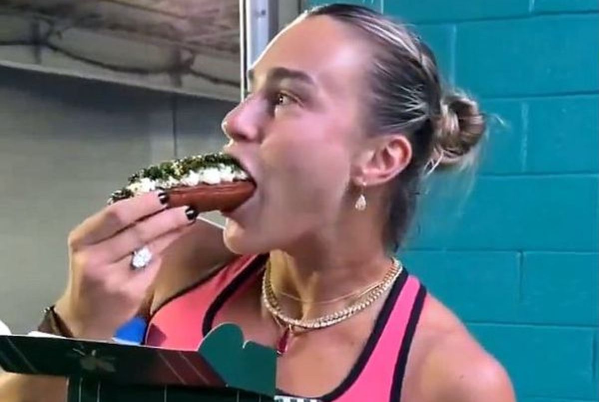 Reacția Arynei Sabalenka când a gustat cel mai scump hot-dog din lume: „Oh, Doamne...” » Cât costă și ce conține