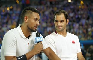 Roger Federer, luat la rost de Nick Kyrgios! Ce l-a nemulțumit pe australian