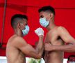 GALERIE FOTO Box în vremea pandemiei » Pugiliști stropiți cu dezinfectant înaintea luptelor și spectatori distanțați