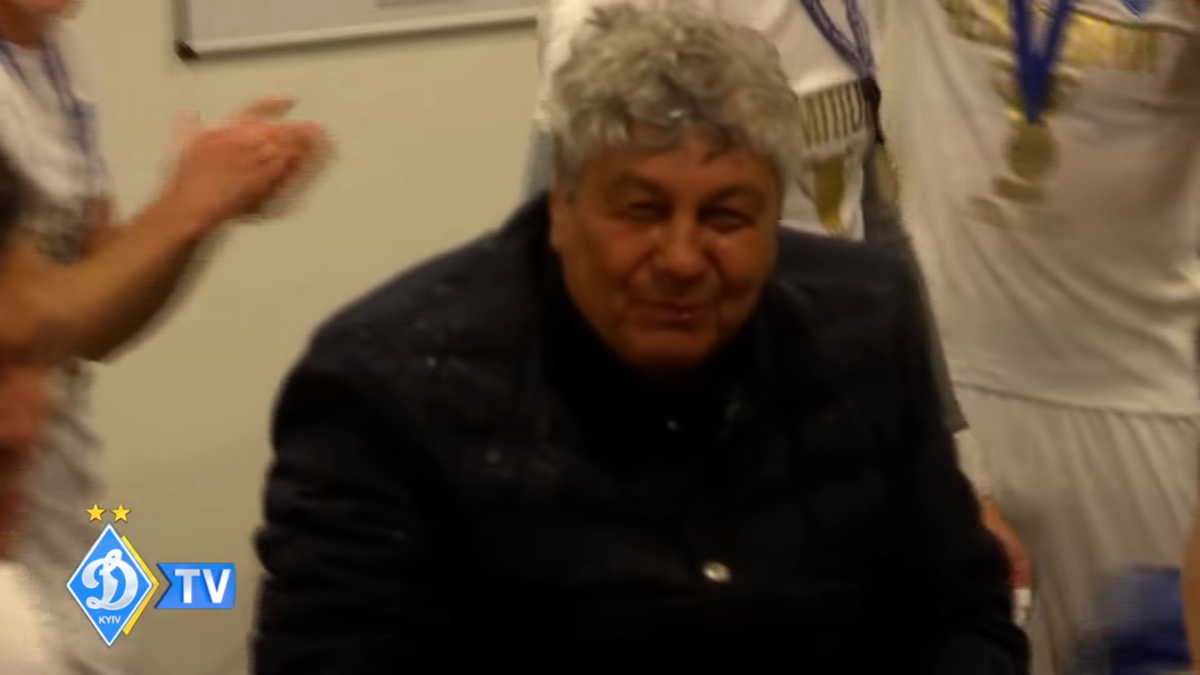 FOTO Mircea Lucescu a ieșit campion cu Dinamo Kiev. Imagini din vestiar
