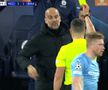 Istvan Kovacs și Pep Guardiola, moment tensionat în Liga Campionilor