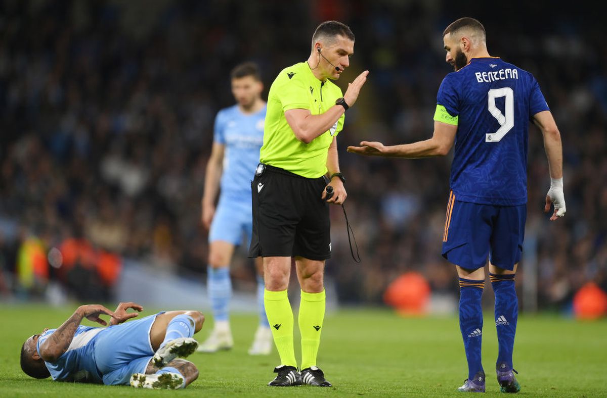 Istvan Kovacs, în centrul atenției la Manchester City - Real Madrid » Toate camerele au fost pe arbitrul român: „E coautor la gol! Se vede Qatarul!”