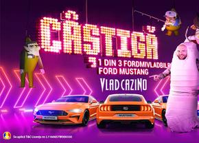 Câștigă unul dintre cele 3 automobile Fordmivladbile Mustang Fastback în noua campanie Vlad Cazino!