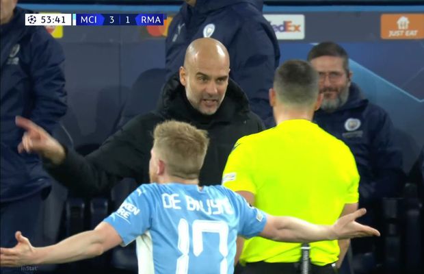 Istvan Kovacs și Pep Guardiola, moment tensionat în Liga Campionilor! De la ce a pornit totul