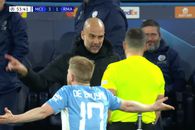 Istvan Kovacs și Pep Guardiola, moment tensionat în Liga Campionilor! De la ce a pornit totul