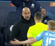 Istvan Kovacs și Pep Guardiola, moment tensionat în Liga Campionilor! De la ce a pornit totul