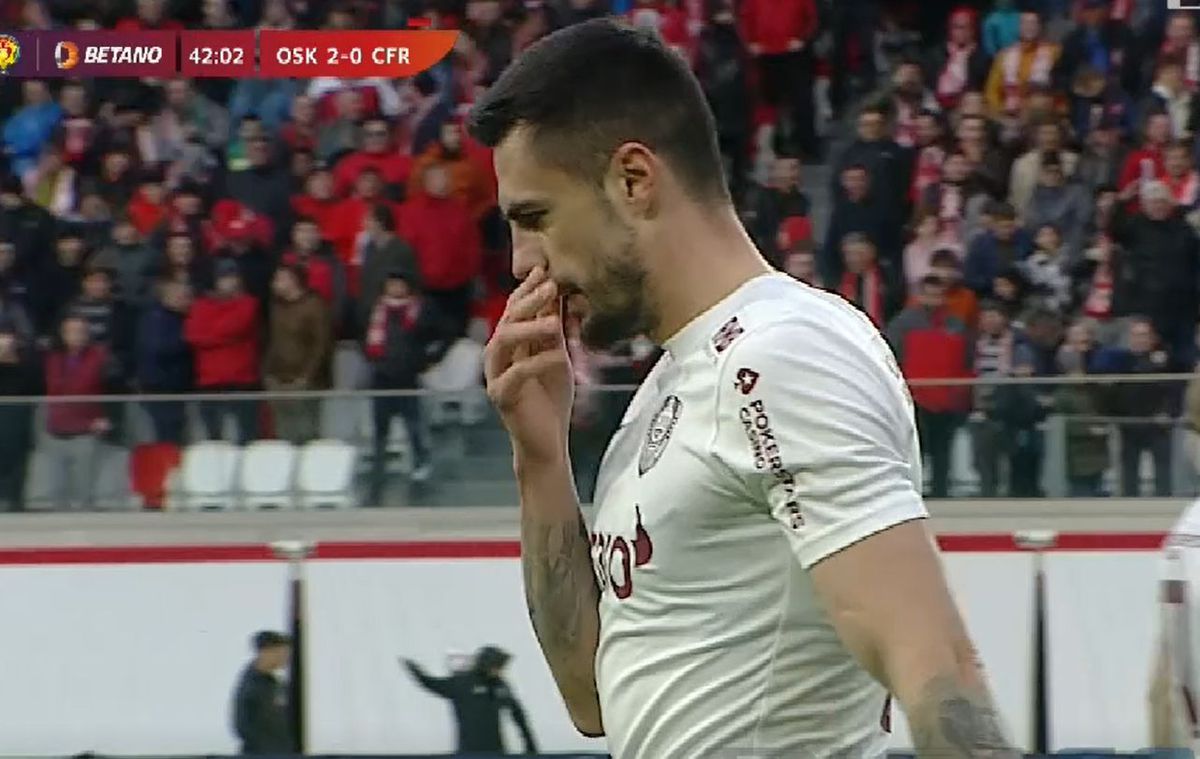 Andrei Burcă, eliminat în Sepsi - CFR Cluj