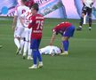 FOTO Accidentare Dani Iglesias în CSA Steaua - Dinamo