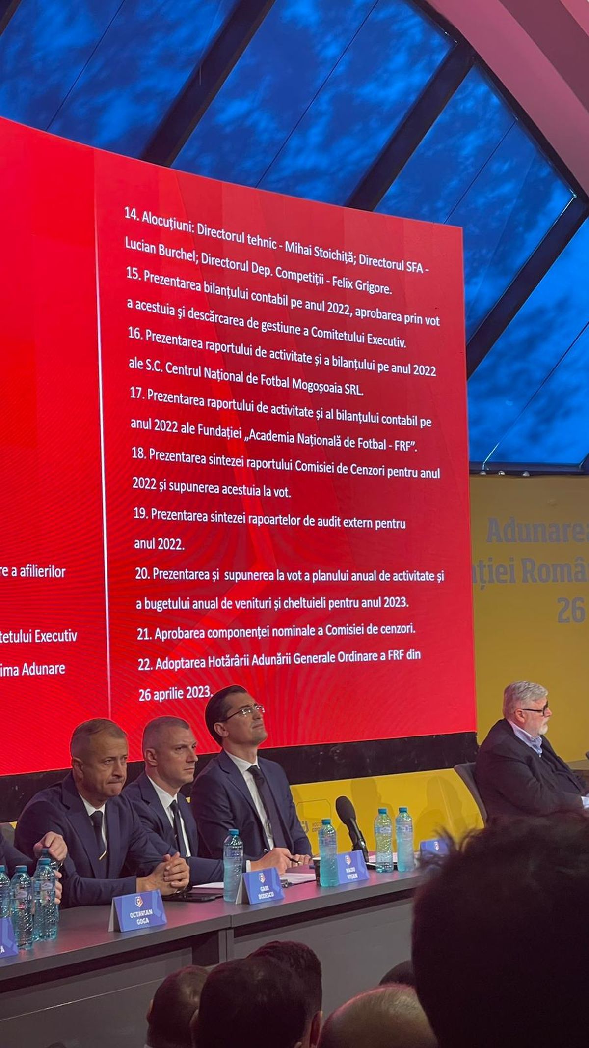 Membrii afiliați la FRF. Prezentarea de la Adunarea Generală a FRF