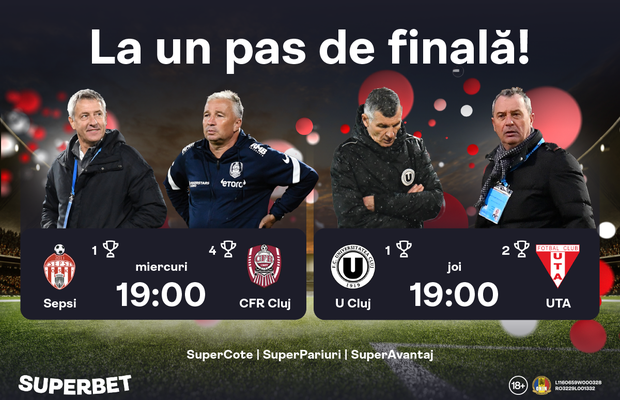 Penultimele dueluri în lupta pentru Cupă!