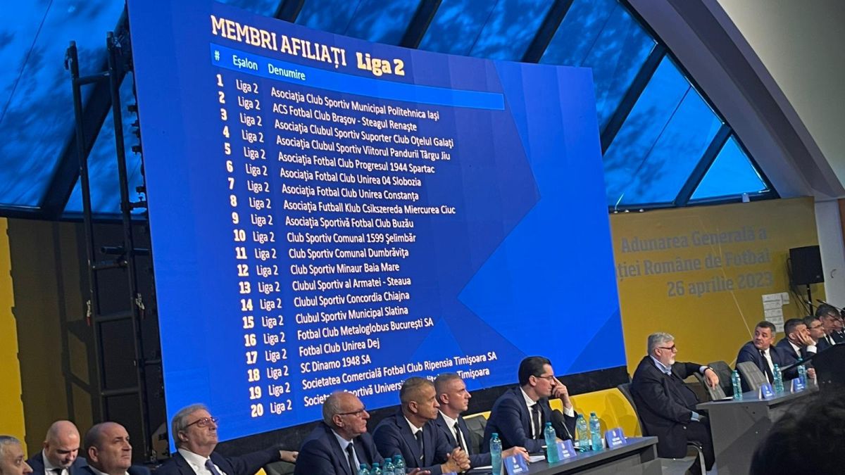 Membrii afiliați la FRF. Prezentarea de la Adunarea Generală a FRF