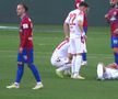 FOTO Accidentare Dani Iglesias în CSA Steaua - Dinamo