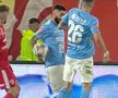 Penalty anulat în Dinamo - FC Voluntari  / FOTO: Capturi TV @Prima Sport 1