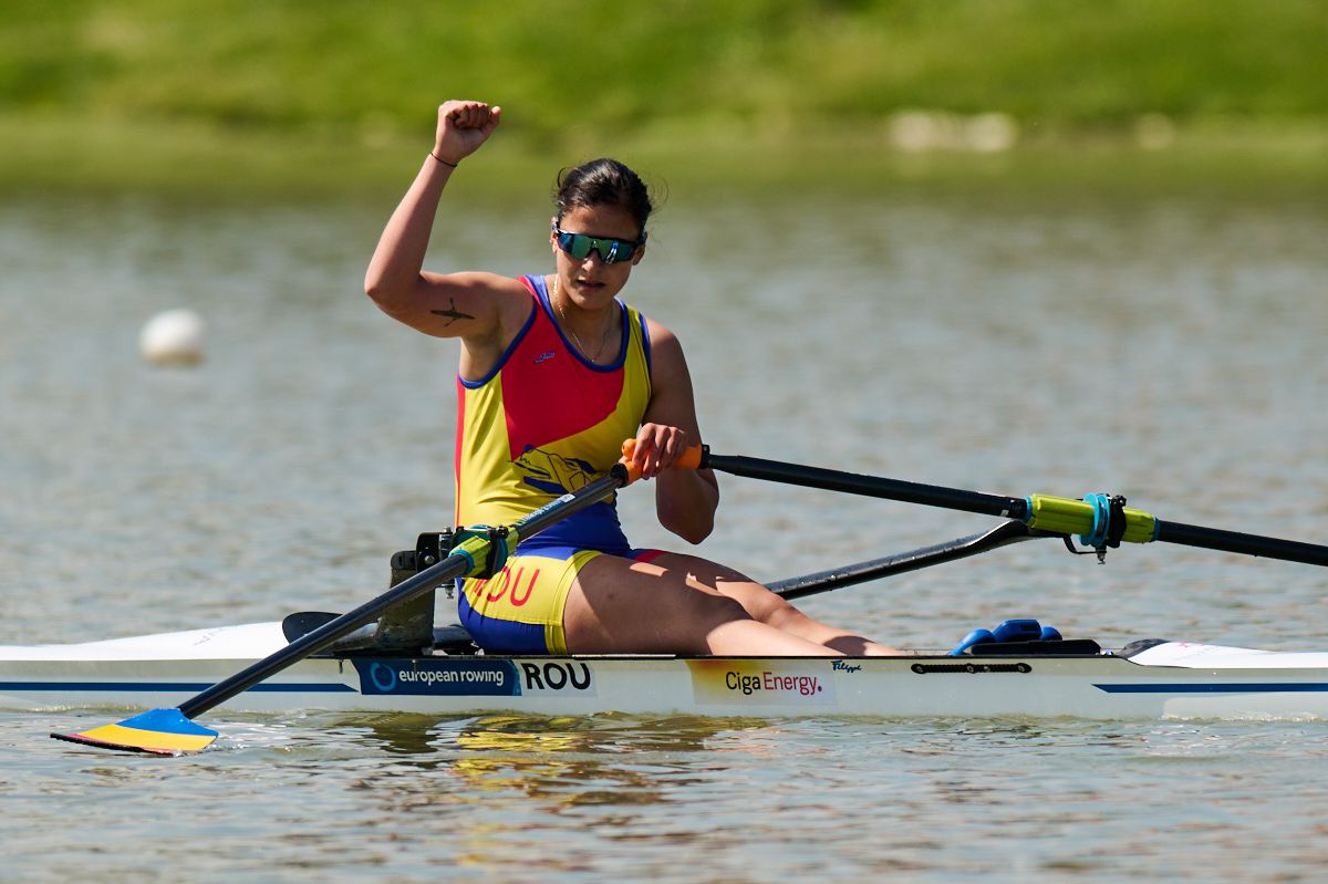 Procentaj de sută la sută pentru delegația României la Campionatele Europene de canotaj de la Szeged