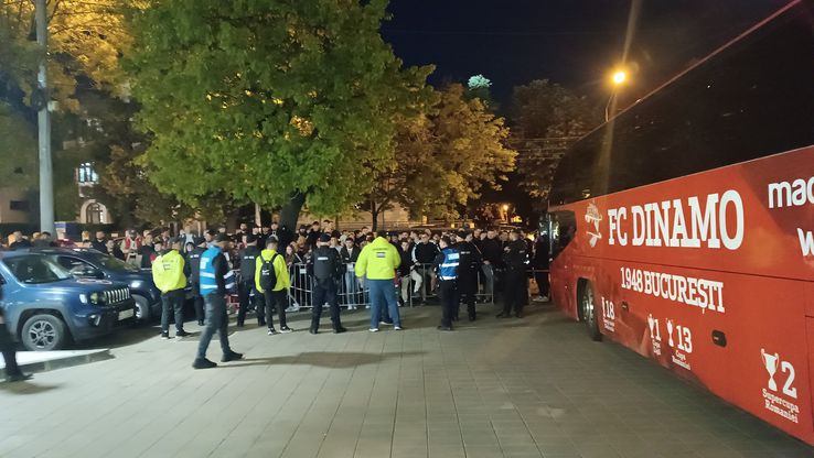 Scandal cu suporterii după Dinamo - Voluntari