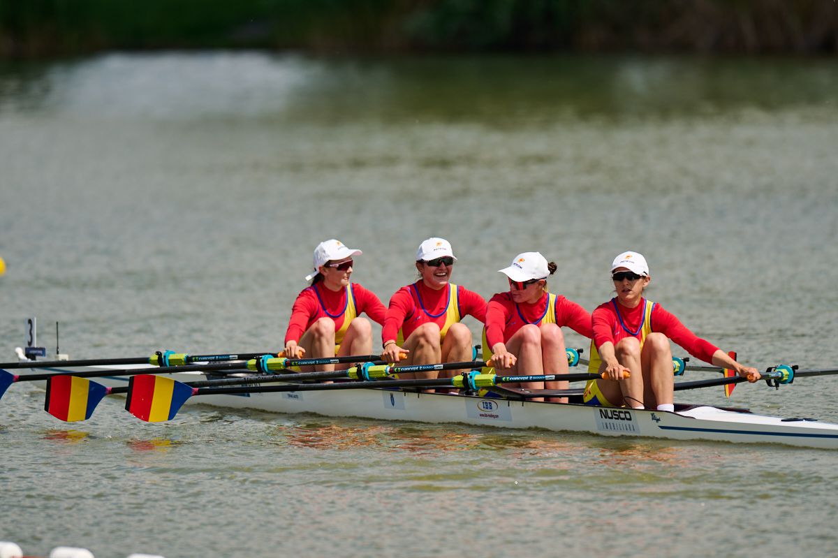 Procentaj de sută la sută pentru delegația României la Campionatele Europene de canotaj de la Szeged