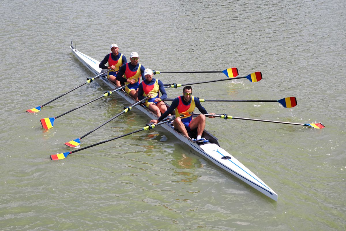 Procentaj de sută la sută pentru delegația României la Campionatele Europene de canotaj de la Szeged