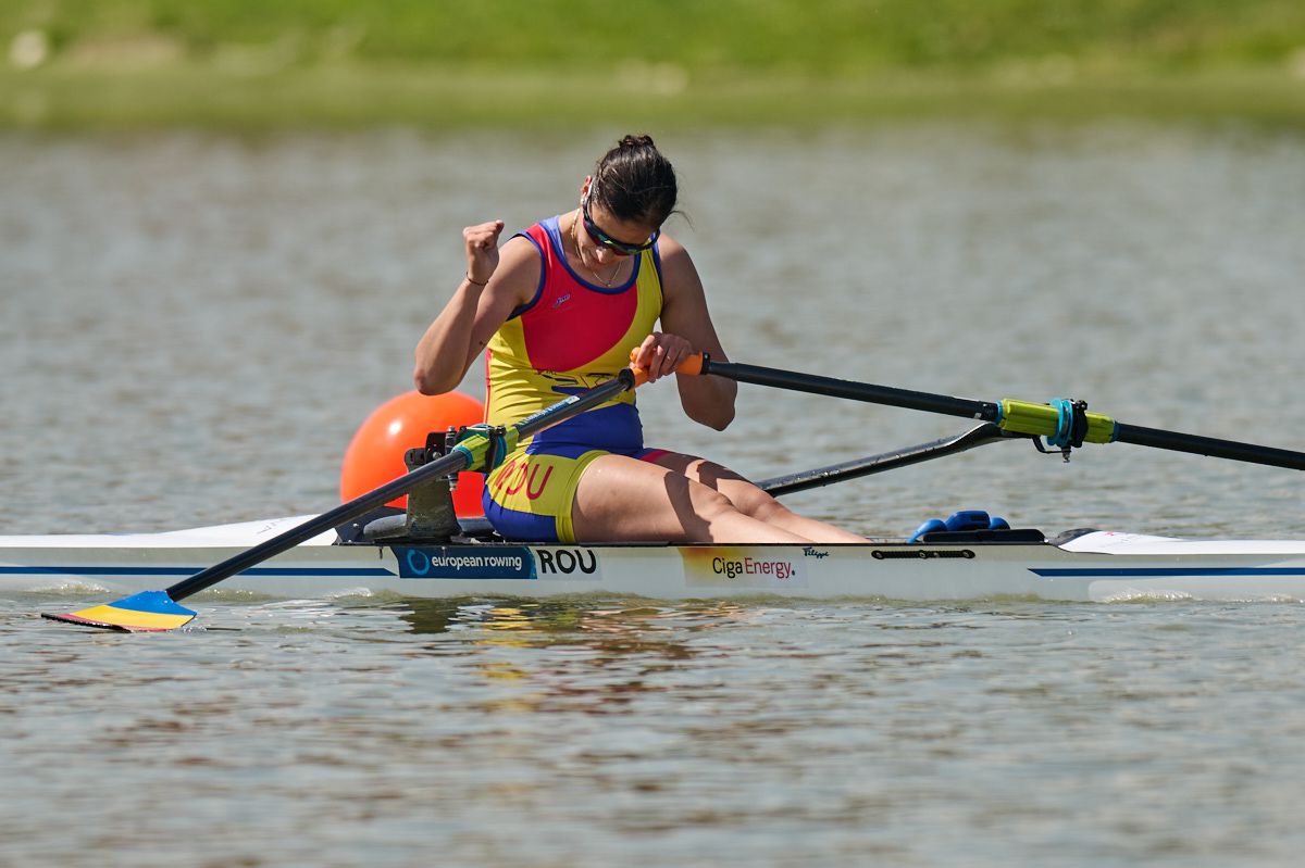 Procentaj de sută la sută pentru delegația României la Campionatele Europene de canotaj de la Szeged