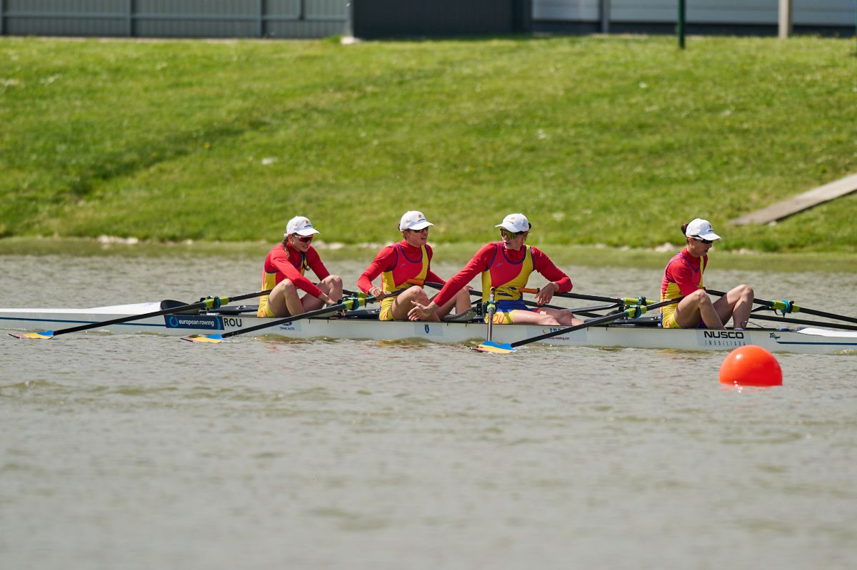 Procentaj de sută la sută pentru delegația României la Campionatele Europene de canotaj de la Szeged