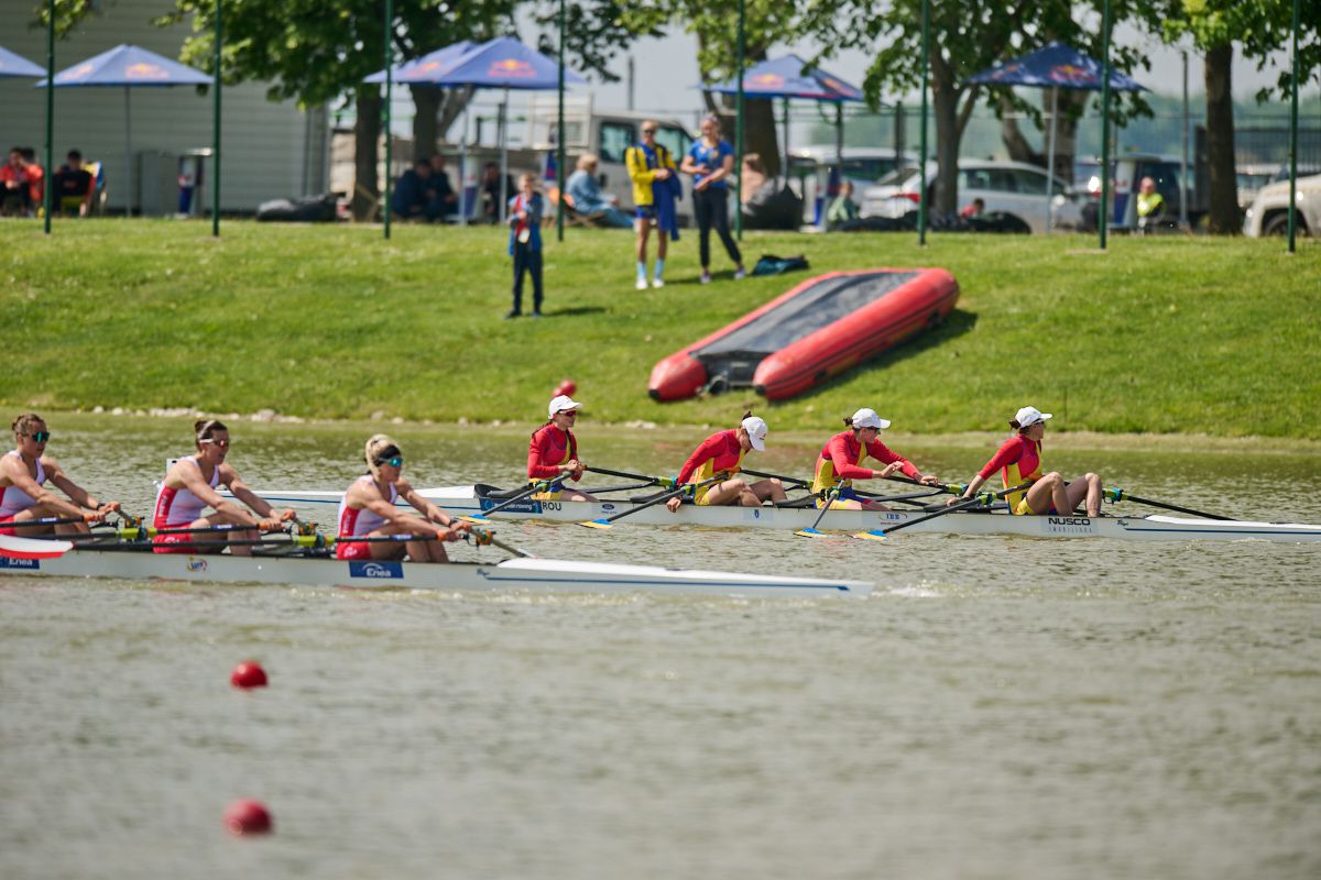 Procentaj de sută la sută pentru delegația României la Campionatele Europene de canotaj de la Szeged