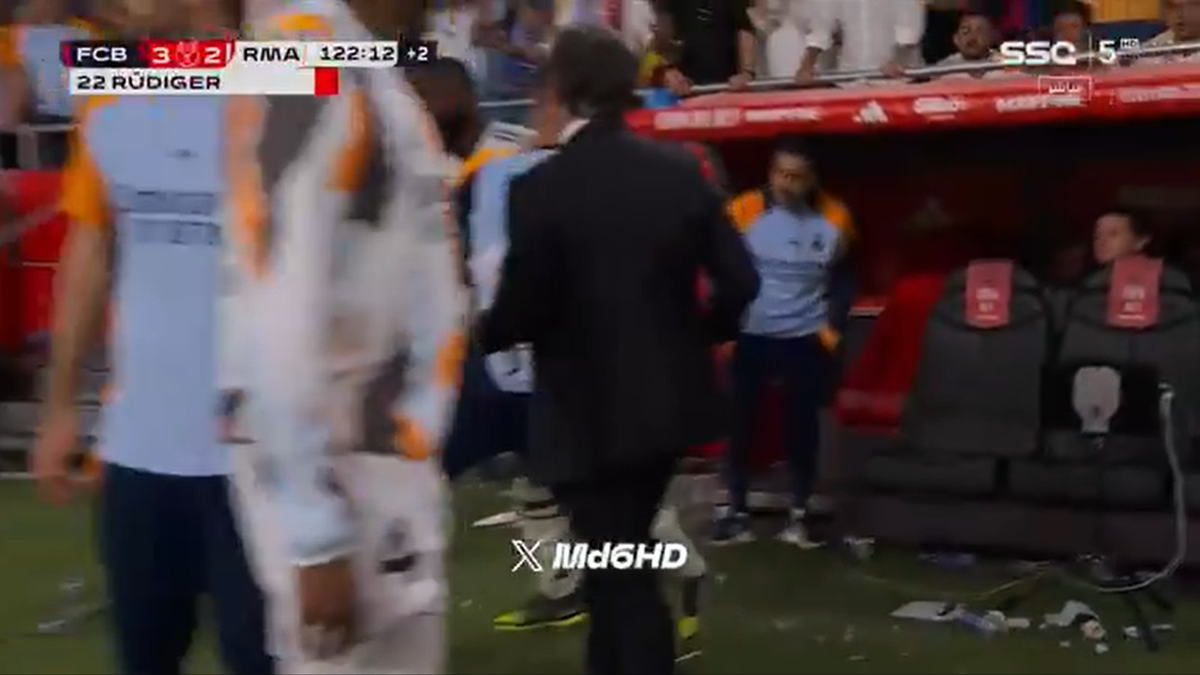 Rudiger a aruncat cu sticla după arbitru în El Clasico