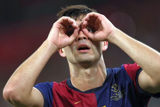 Pedri (22 de ani) a deblocat tabela cu un șut senzațional în Barcelona - Real Madrid, finala Cupei Regelui / Foto: Imago