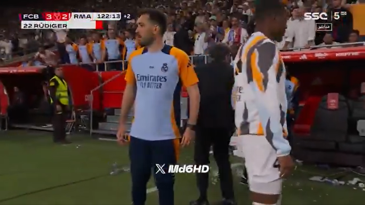 Rudiger a aruncat cu sticla după arbitru în El Clasico