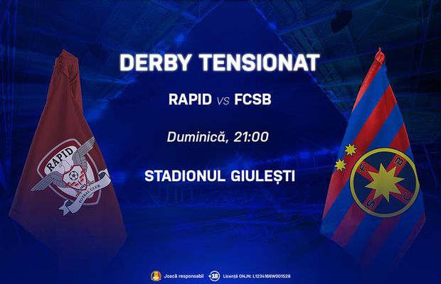 Rapid București – FCSB, derby-ul cu care giuleștenii își pot redresa forma