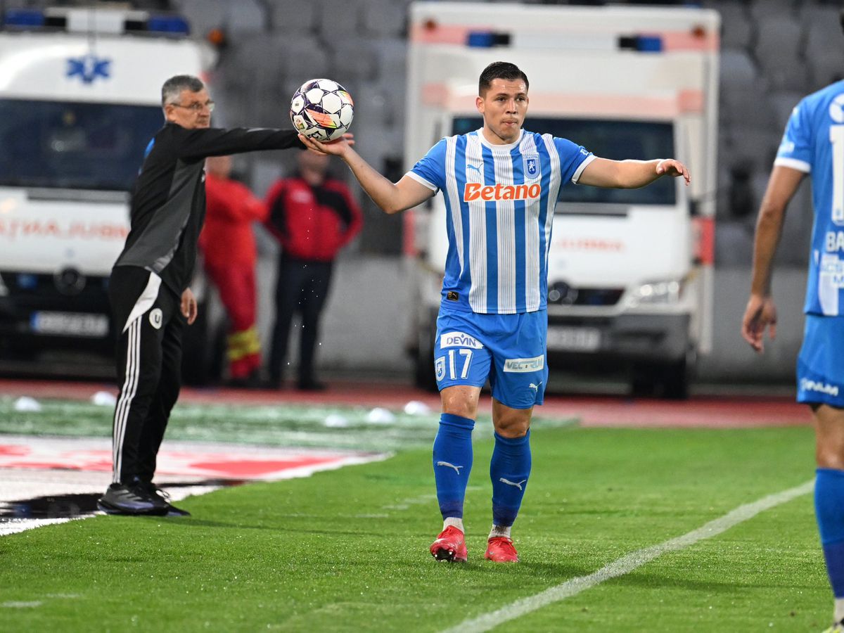 U Cluj - Craiova 2-1. Neluțu Sabău nu a auzit conflictul din timpul meciului, dar a avut un mesaj pentru oficialii olteni