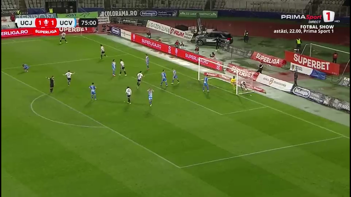 U Cluj - Craiova 2-1. Ce coșmar! Gjoko Zajkov, un nou autogol uluitor în acest play-off
