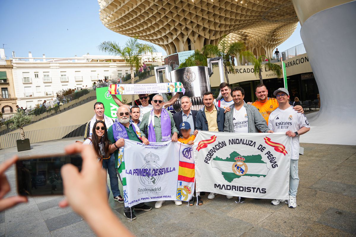 Imaginea zilei la Sevilla, înainte de Barcelona - Real Madrid » Până unde au mers fanii