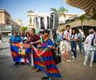 Fanii celor de la Barcelona au făcut show în Sevilla înaintea meciului cu Real Madrid