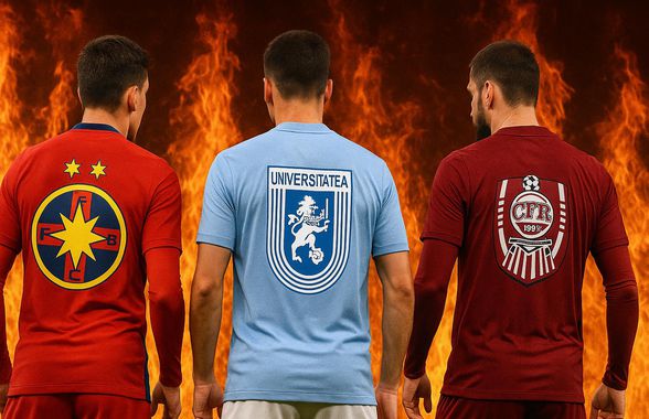 5 etape de foc în play-off-ul din Superligă » Cum arată programul pentru FCSB, Universitatea Craiova și CFR + dezavantaj major pentru clujeni