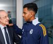 Florentino Perez este la Sevilla alături de jucătorii de la Real Madrid