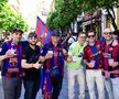 Fanii celor de la Barcelona au făcut show în Sevilla înaintea meciului cu Real Madrid