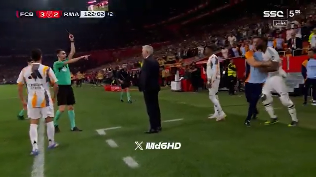 Rudiger a aruncat cu sticla după arbitru în El Clasico