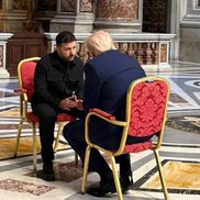Întâlnirea Trump - Zelenski de la Vatican / Sursă foto: Facebook