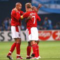 Trevor Sinclair, alături de David Beckham și Rio Ferdinand. Foto: Imago