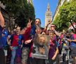 Imaginea zilei la Sevilla, înainte de Barcelona - Real Madrid » Până unde au mers fanii